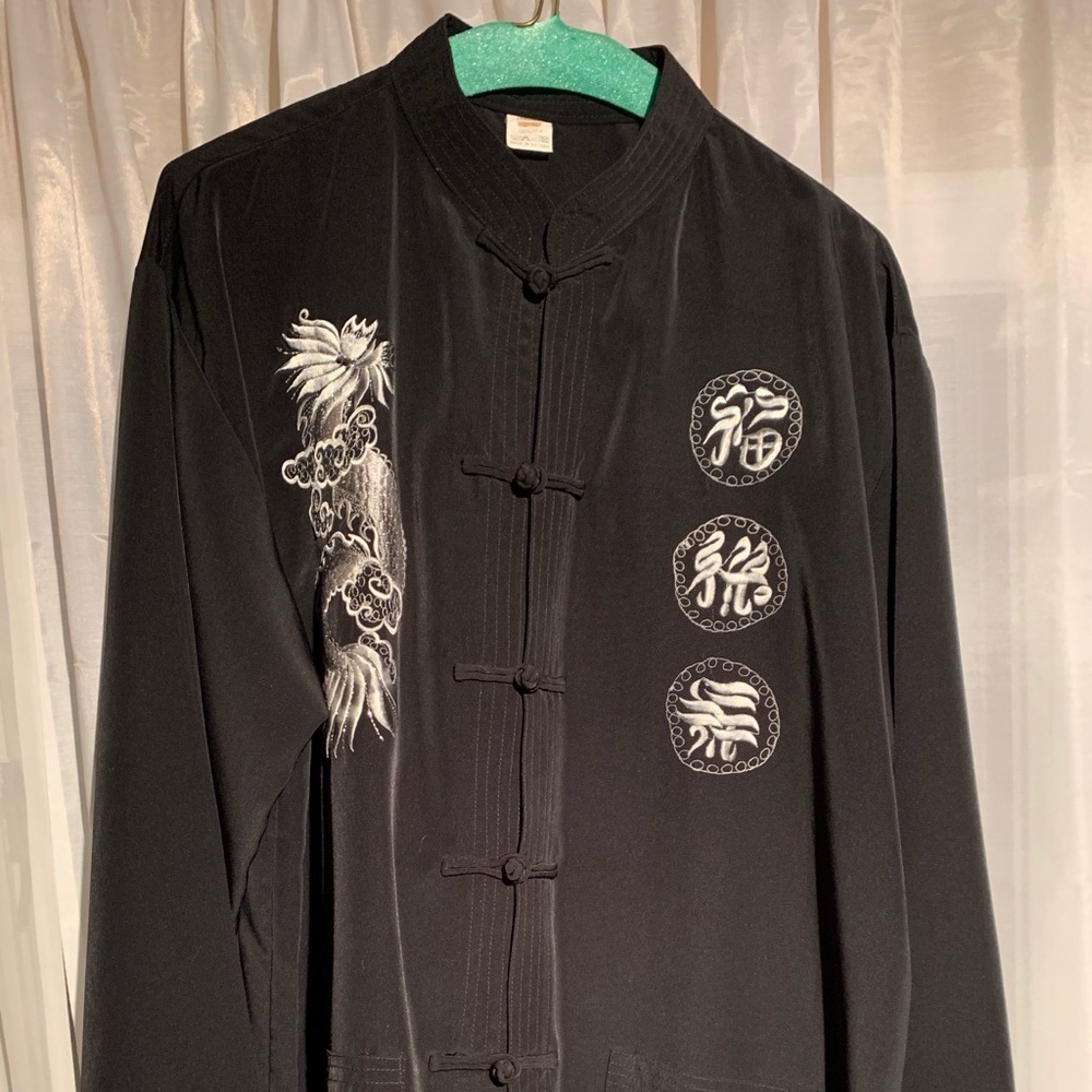 Asian Inspired Silk Jacket